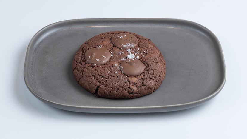 image of Salted chocolate brownie cookie